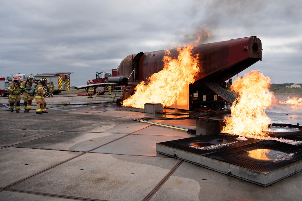 52nd CES Fire Department sparks interest in high school student