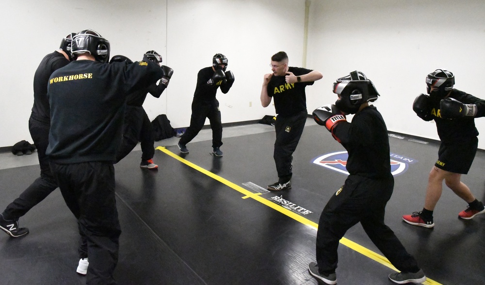 91st MP Soldiers at Fort Drum demonstrate warrior ethos during boxing academy