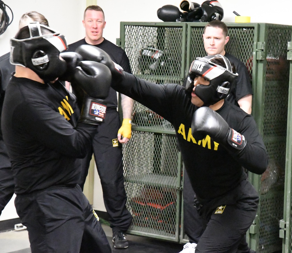 91st MP Soldiers at Fort Drum demonstrate warrior ethos during boxing academy