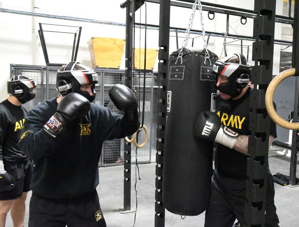 91st MP Soldiers at Fort Drum demonstrate warrior ethos during boxing academy