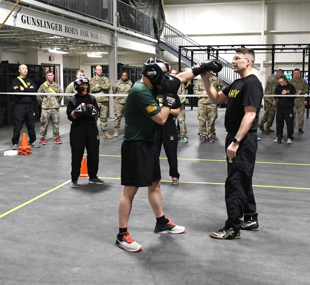 91st MP Soldiers at Fort Drum demonstrate warrior ethos during boxing academy