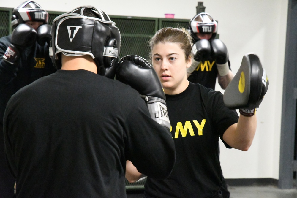 91st MP Soldiers at Fort Drum demonstrate warrior ethos during boxing academy