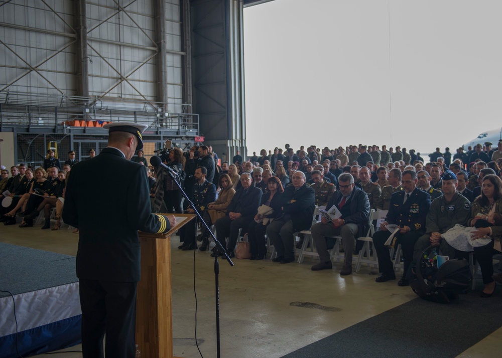 NAS Sigonella Holds Change of Command