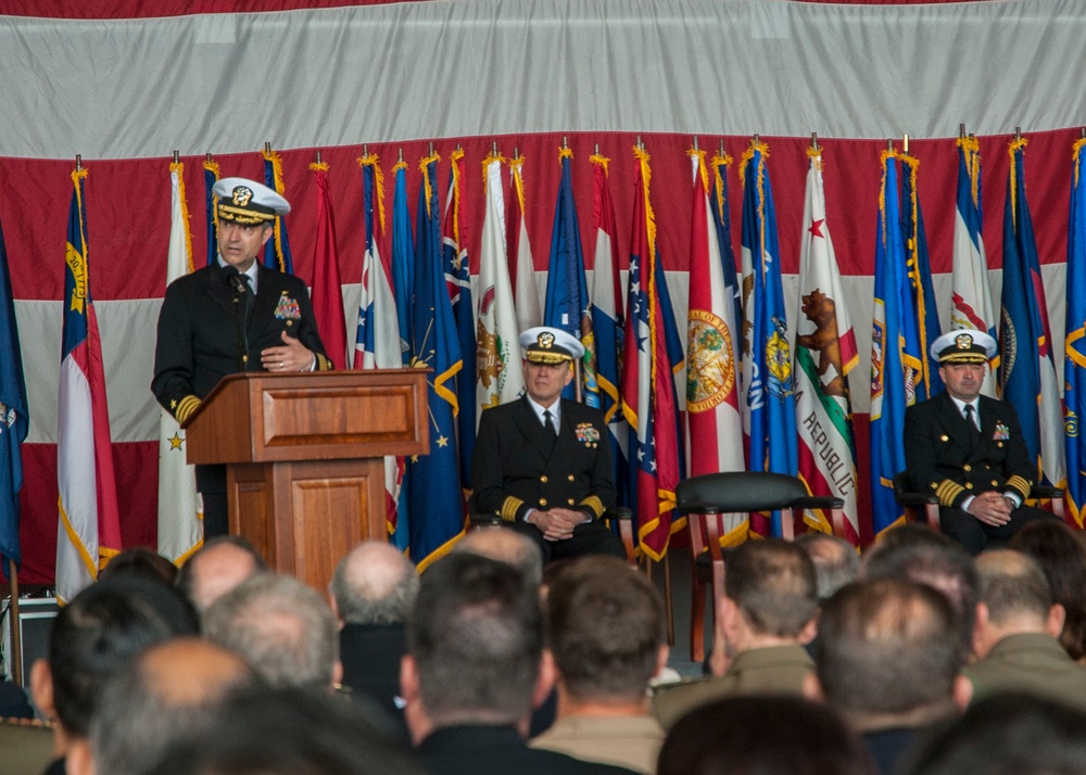 NAS Sigonella Holds Change of Command