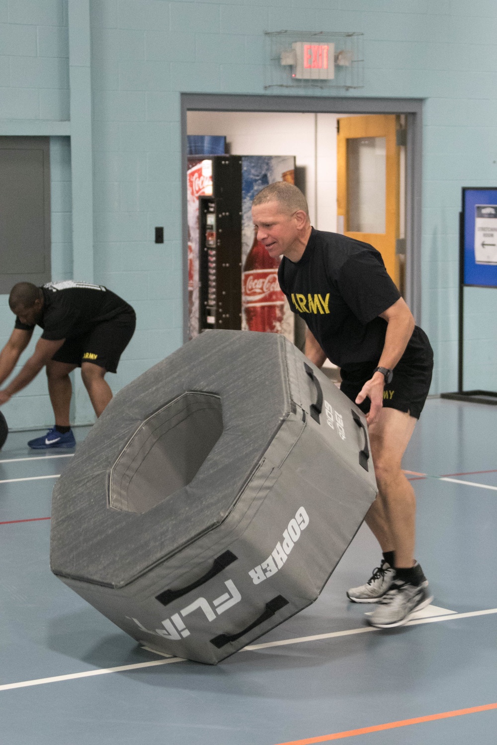 CSM Grinston joins 181st MFTB for physical training