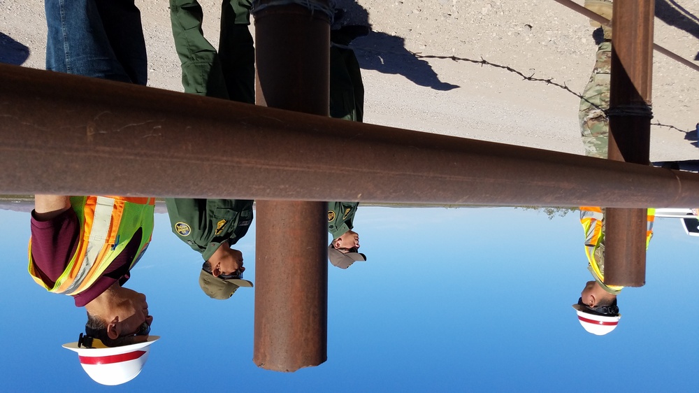 USACE Border Wall recon team - near El Paso, TX
