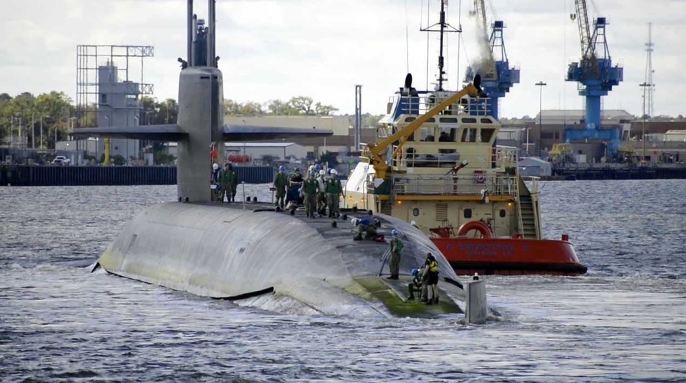 USS Alaska (Gold) Returns to Naval Submarine Base Kings Bay