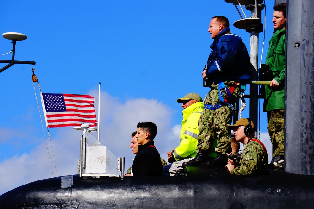 USS Alaska (Gold) Returns to Naval Submarine Base Kings Bay