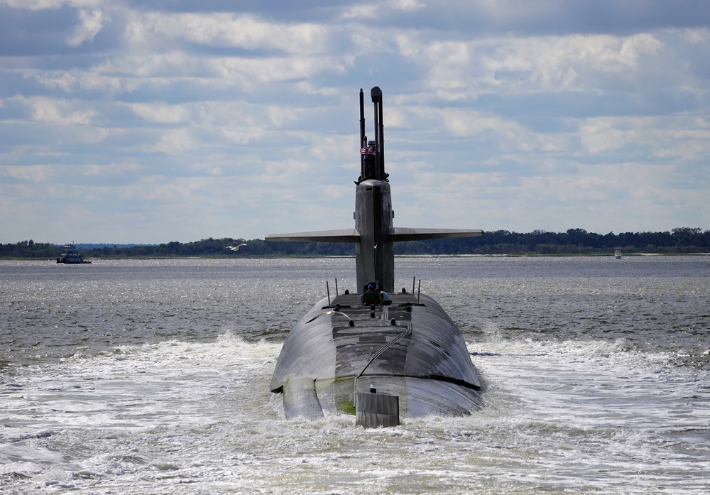 USS Alaska (Gold) Returns to Naval Submarine Base Kings Bay