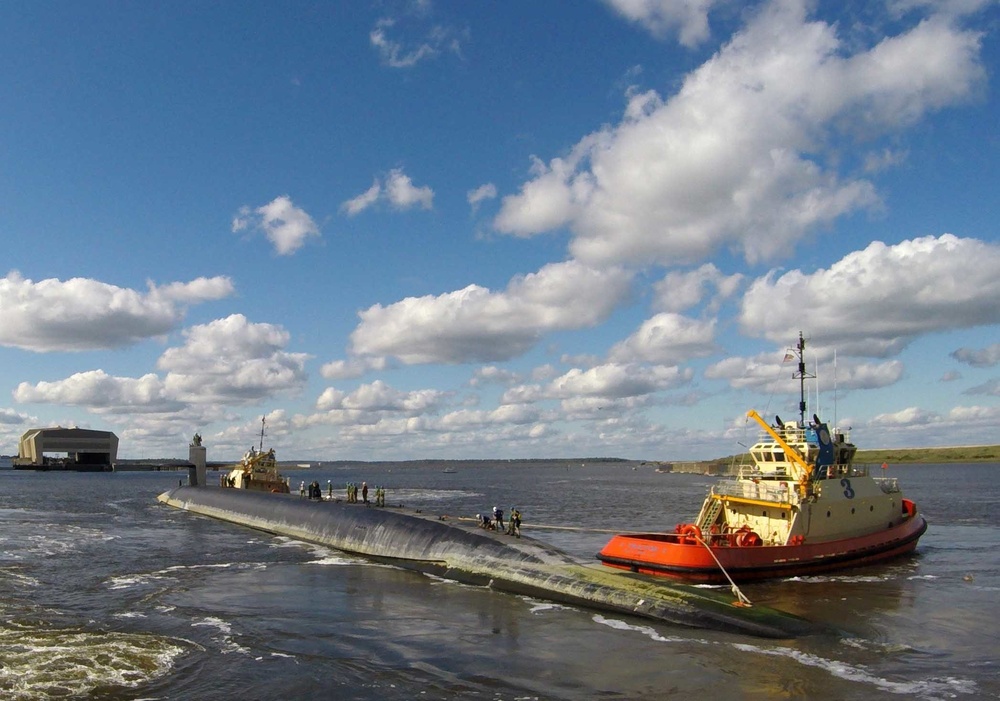 USS Alaska (Gold) Returns to Naval Submarine Base Kings Bay