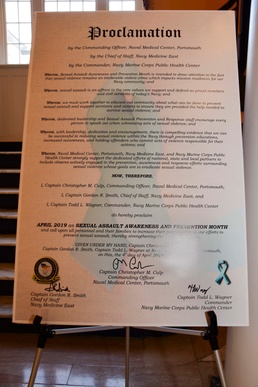 NMCP Observes Sexual Assault Awareness and Prevention Month