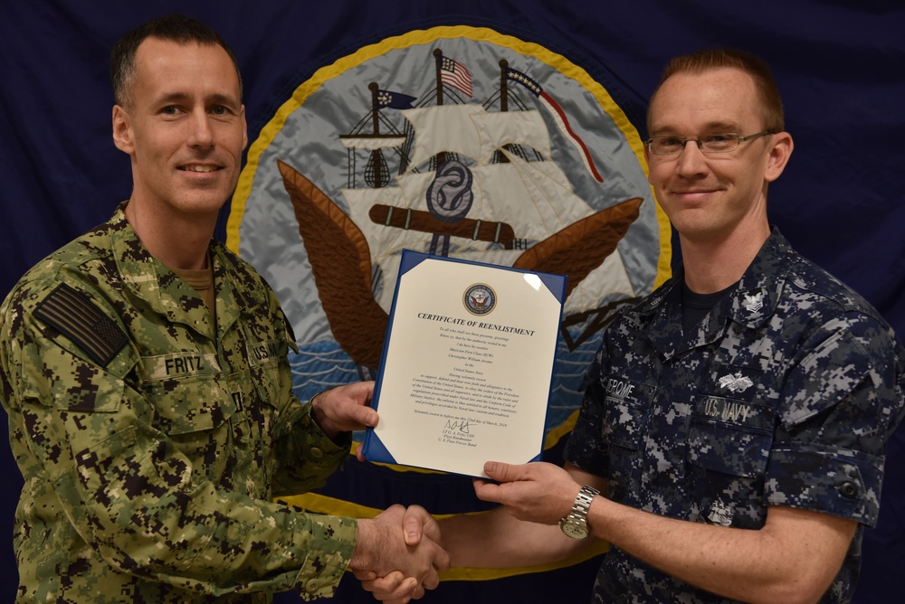 U.S. Fleet Forces Band - Reenlistment Ceremonies