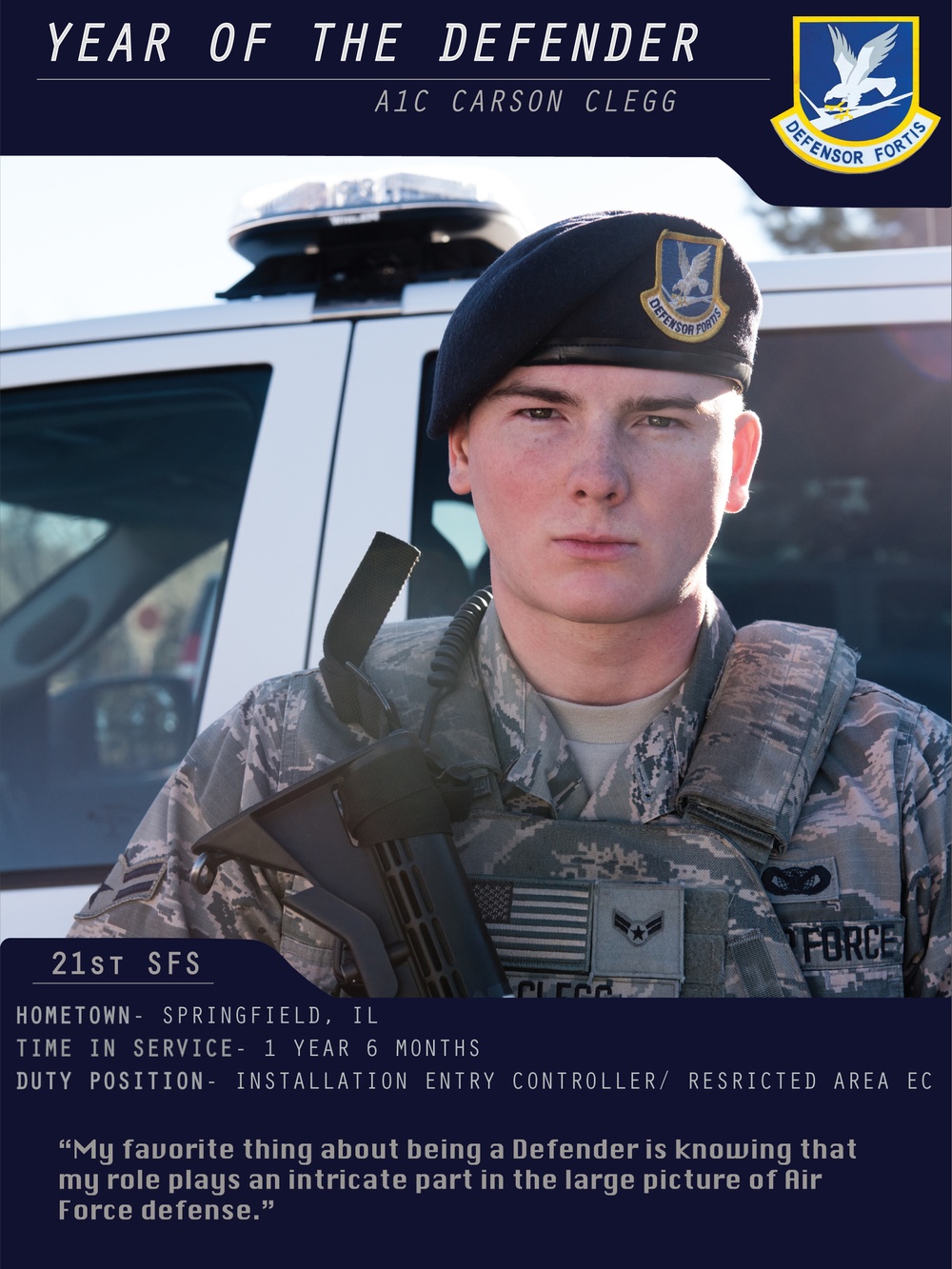 Defender of the Week Graphic