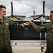 VMM-164 Marines replace  MV-22 Osprey blade