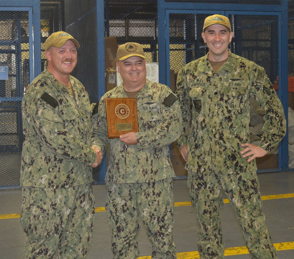 USS OKlahoma City Earns Battle &quot;E&quot; Award