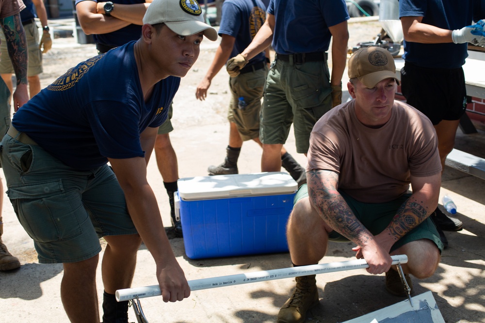 Balikatan 2019: U.S., Philippine Seabees conduct PileMedic training along with Philippine Coast Guard