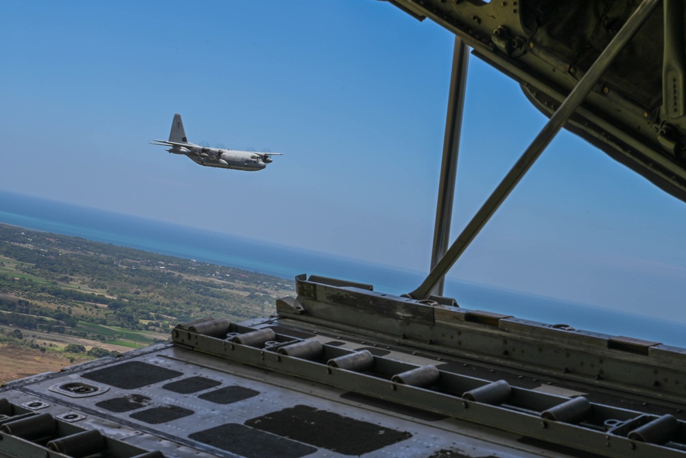 DVIDS - Images - Balikatan 2019: Marine KC-130J in flight [Image 3 of 5]