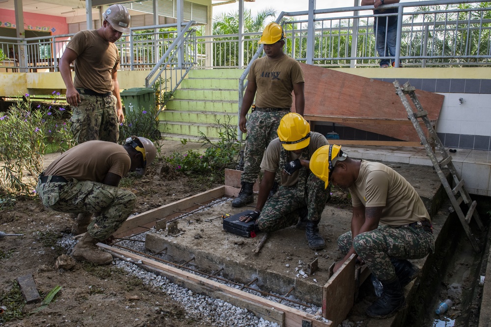 Pacific Partnership 2019 Water Tank Restoration Project at Tanah Puteh Elementary School