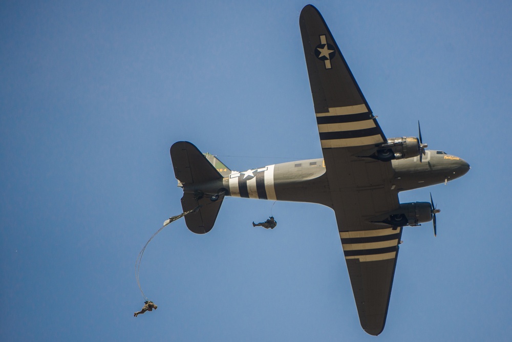 Liberty Jump Team WW II Jump Reenactment