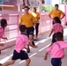 Sailors volunteer in the Thailand community during a U.S. 7th Fleet Flagship USS Blue Ridge community relations event in Laem Chabang.