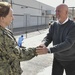 NAVSUP commander wraps tour of fleet logistics center in Italy