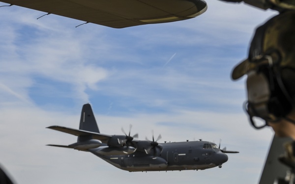 9-ship Formation of the MC-130J