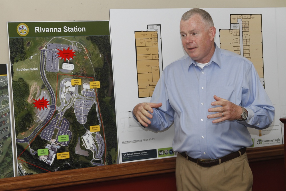 Rivanna projects discussed during NGIC leader’s visit