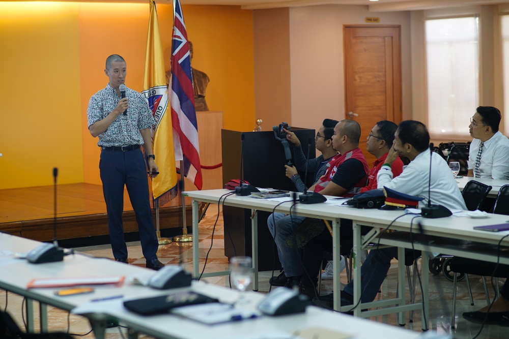 Hawaii National Guard State Partnership Program participates disaster exercise in Quezon City.