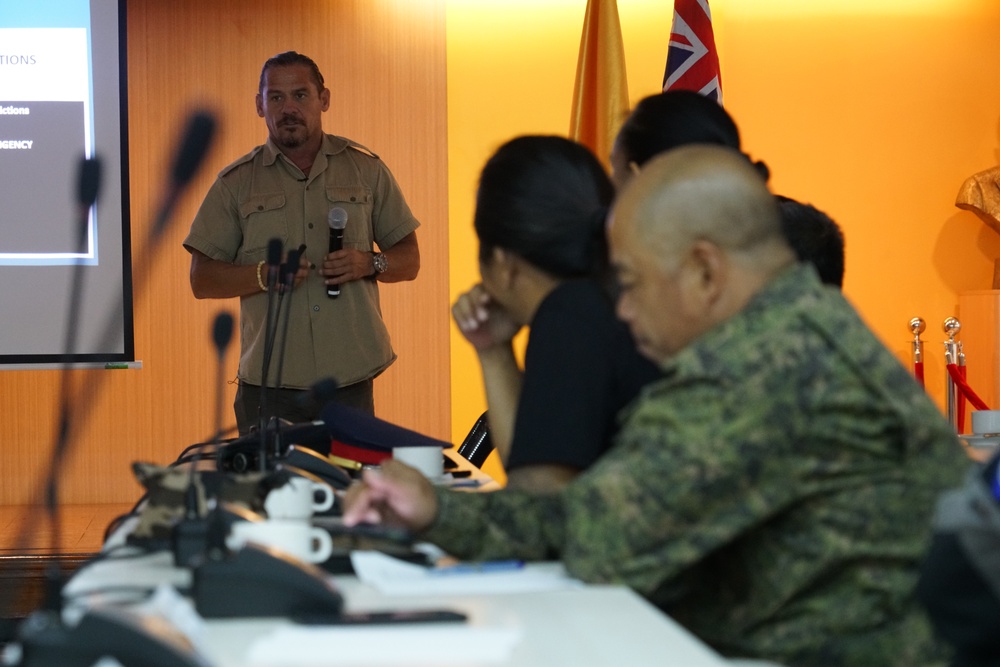 Hawaii National Guard State Partnership Program participates disaster exercise in Quezon City.