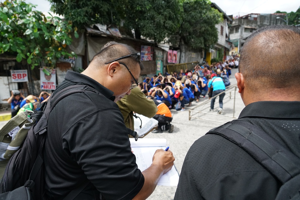 Hawaii National Guard State Partnership Program participates disaster exercise in Quezon City.