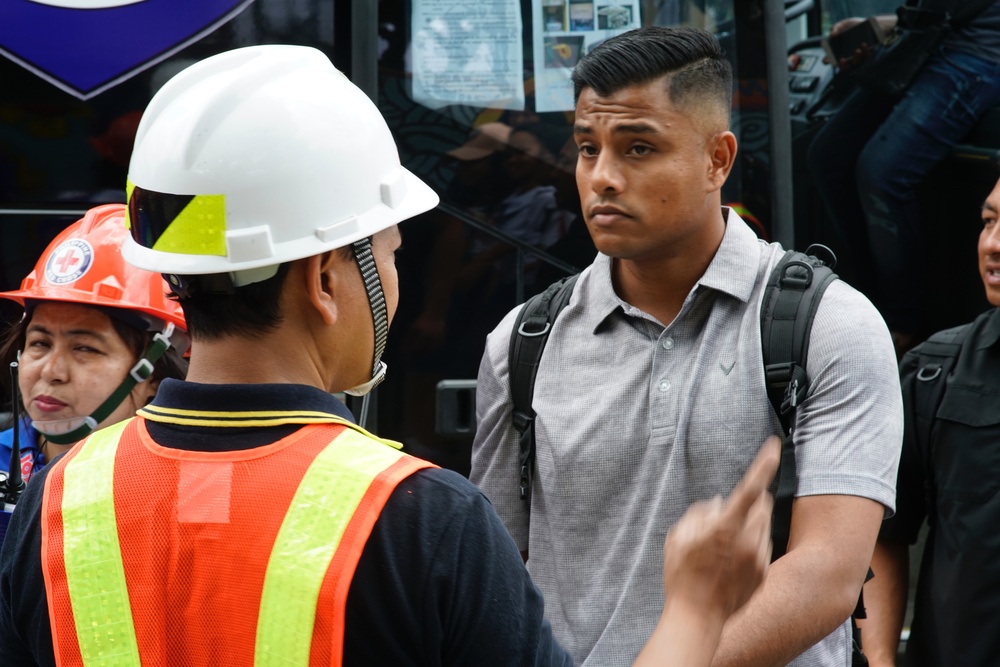 Hawaii National Guard State Partnership Program participates disaster exercise in Quezon City.