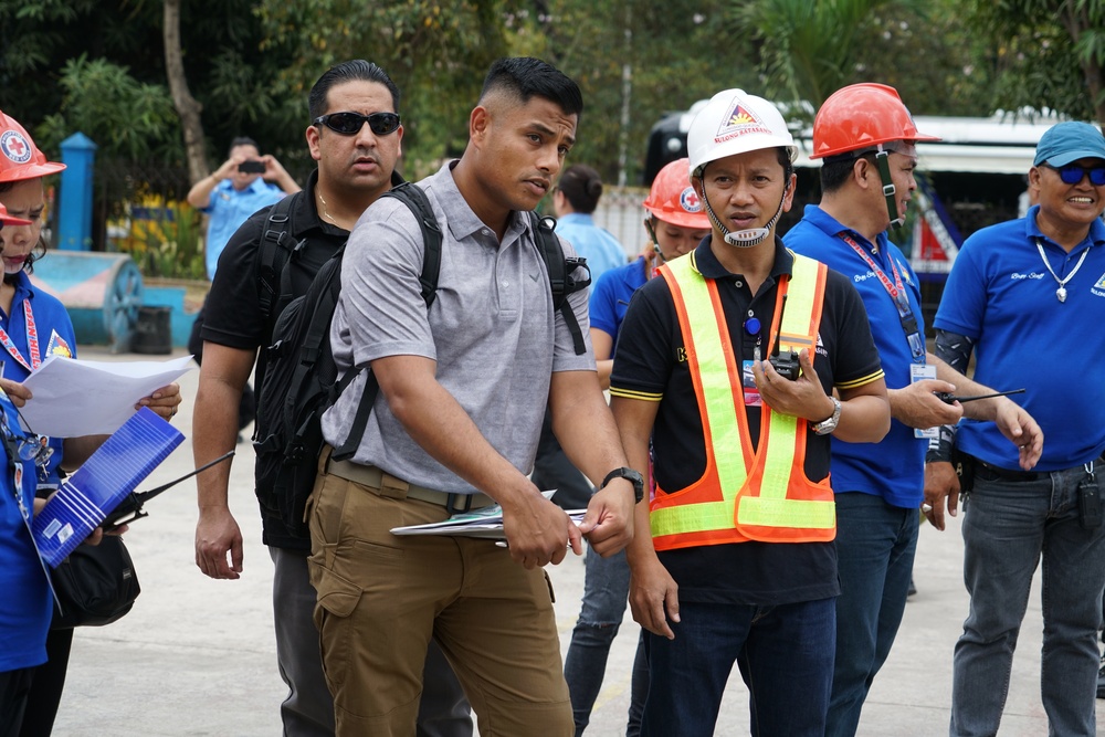 Hawaii National Guard State Partnership Program participates disaster exercise in Quezon City.