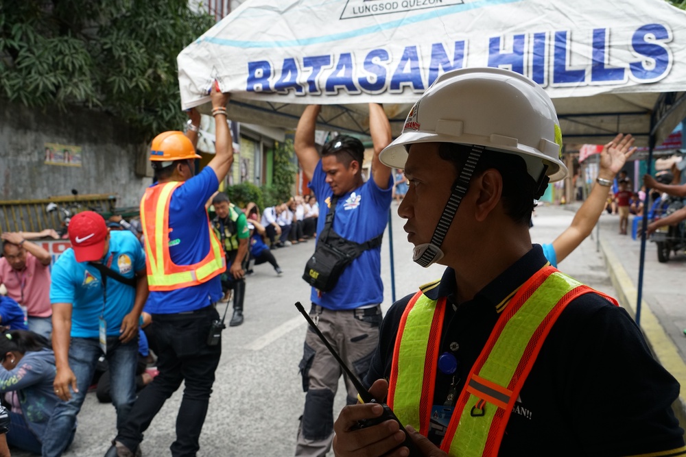 Hawaii National Guard State Partnership Program participates disaster exercise in Quezon City.