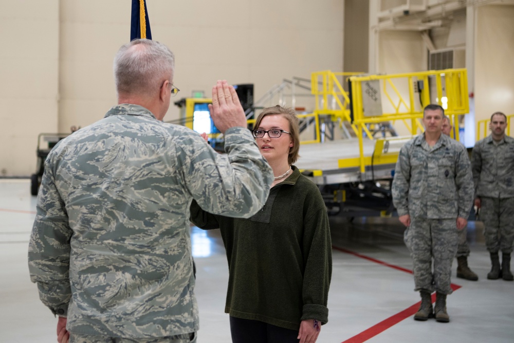 New Adjutant General's First Visit