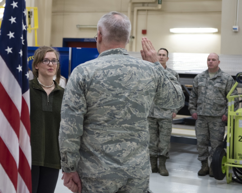 New Adjutant General's First Visit