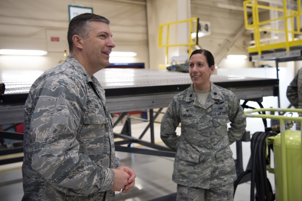 New Adjutant General's First Visit