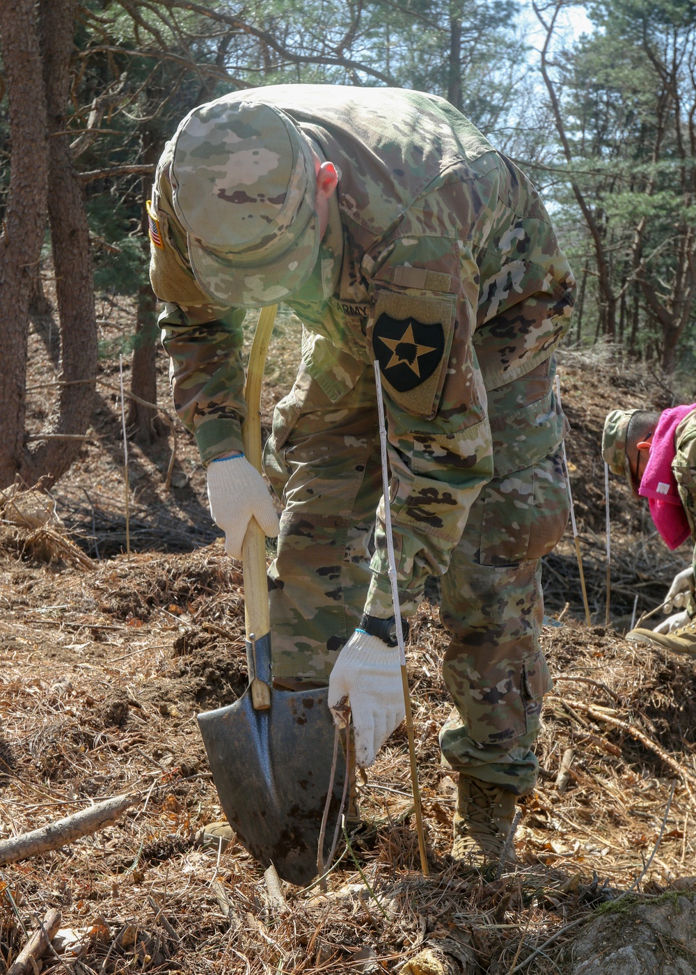 Arbor Day: U.S. Soldiers and DDC Citizens cultivate friendships