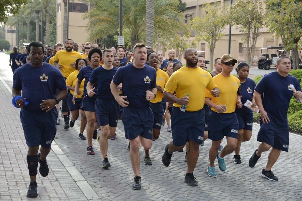 NSA Bahrain CPO Birthday Run