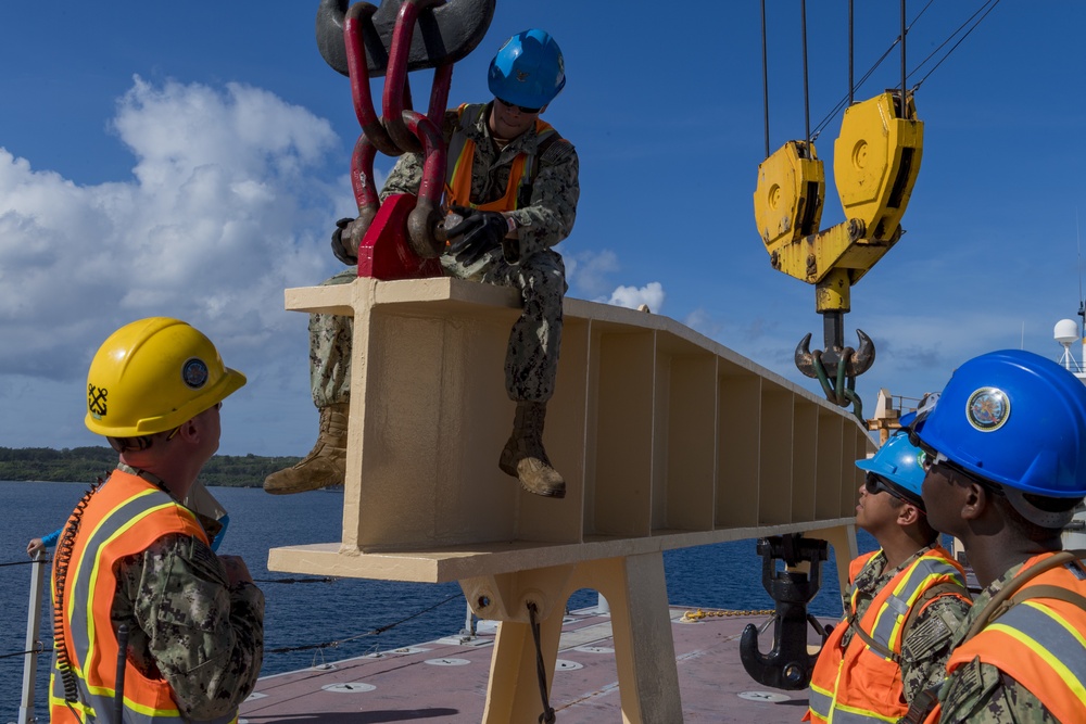 NCHB 1 conducts lift on/lift off opperation