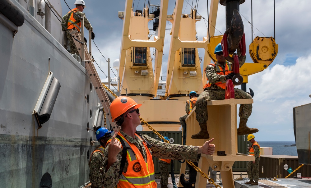 NCHB 1 conducts lift on/lift off opperation