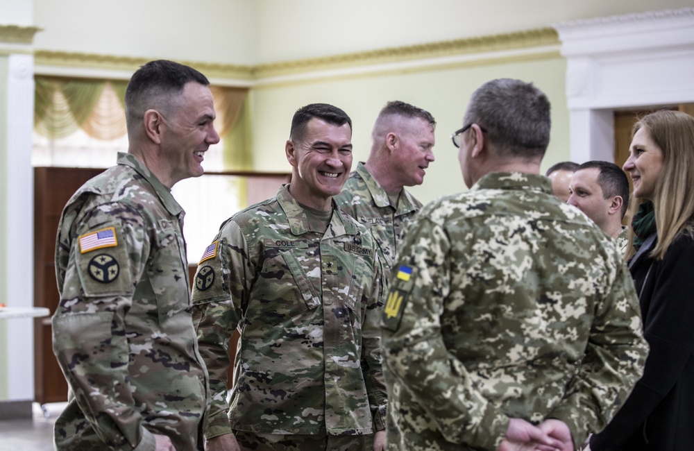 Tennessee Adjutant General Maj. Gen. Jeff H. Holmes visits Ukraine