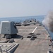 USS Stockdale (DDG 106) fires its five-inch gun during a live-fire exercise