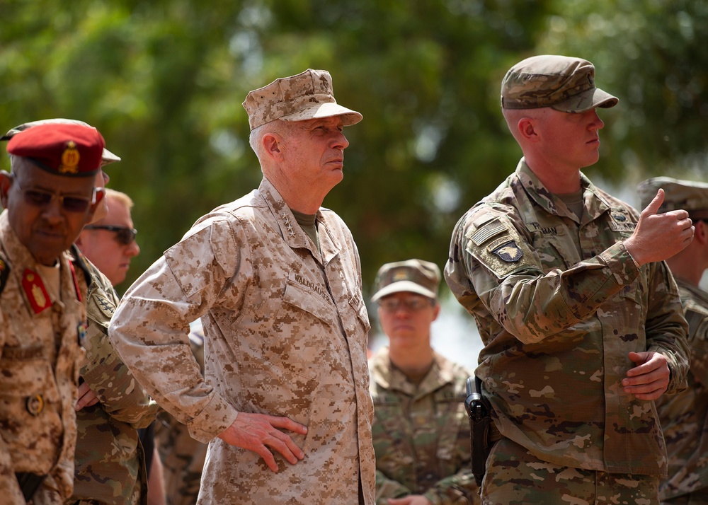 AFRICOM Commander observes Djiboutian RIB, meets with key partners