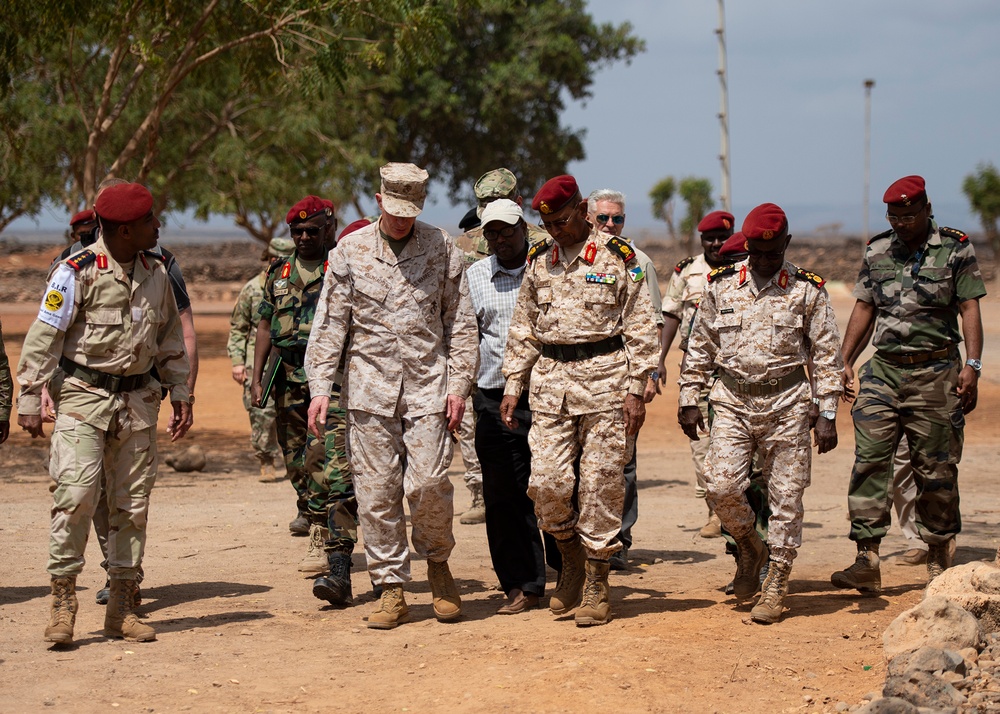 AFRICOM Commander observes Djiboutian RIB, meets with key partners