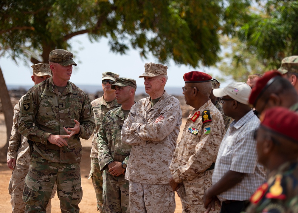 AFRICOM Commander observes Djiboutian RIB, meets with key partners