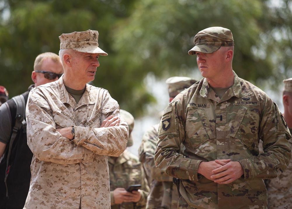 AFRICOM Commander observes Djiboutian RIB, meets with key partners