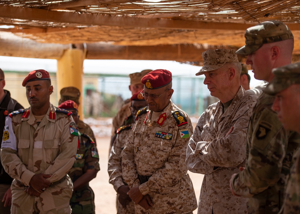 AFRICOM Commander observes Djiboutian RIB, meets with key partners