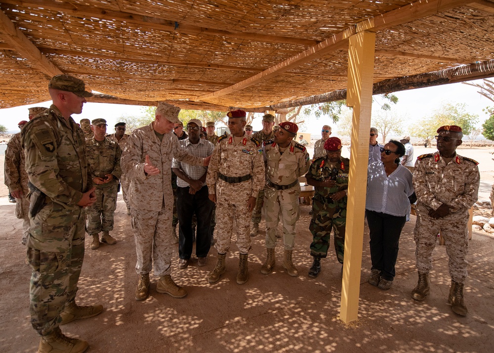 AFRICOM Commander observes Djiboutian RIB, meets with key partners