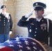 The Idaho Army Honor Guard renders funeral honors