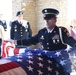 The Idaho Army Honor Guard renders funeral honors